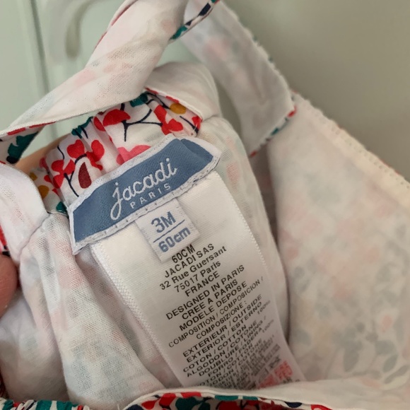 Jacadi Liberty Floral Romper Bloomer Bubble 3m - Picture 3 of 3